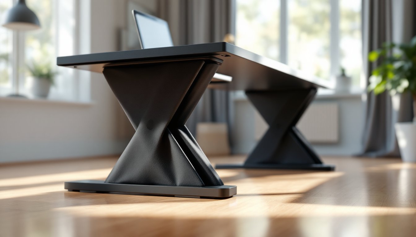 standing desk leg covers