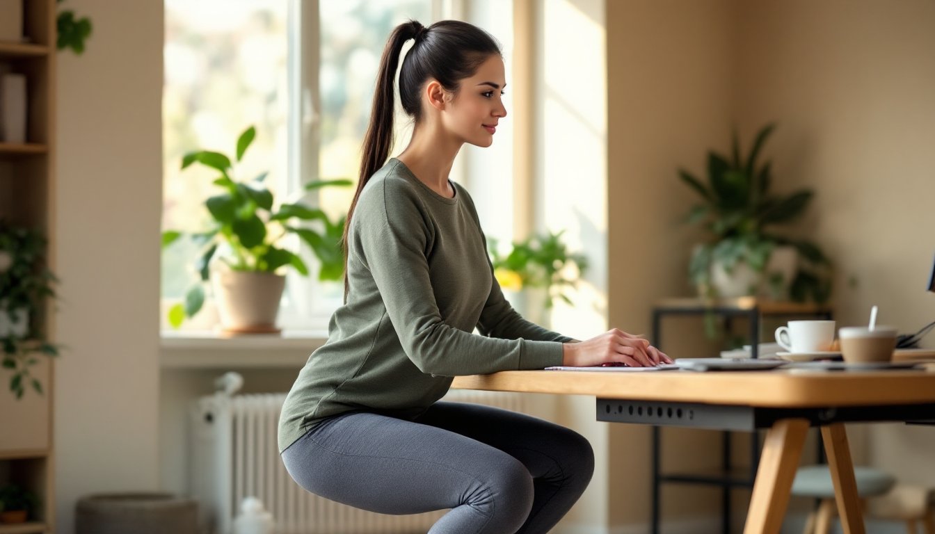 standing desk exercises
